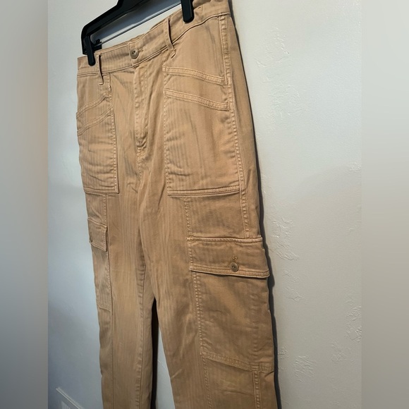 Madewell The Garment-Dyed '90s Straight Cargo Pant in Sand Dune Women's 29 - Picture 5 of 16